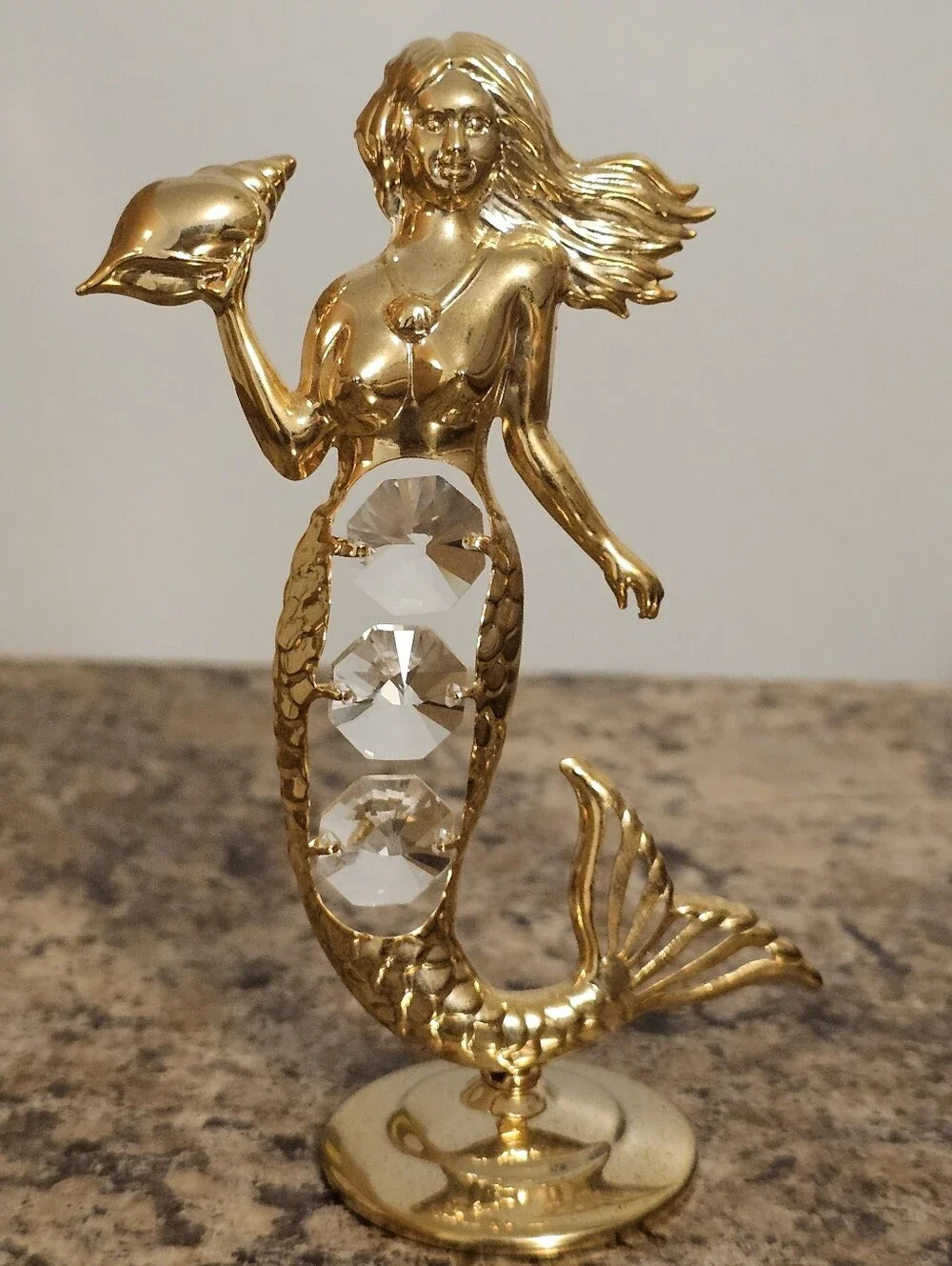 Crystal Millennium Gold Plated 5